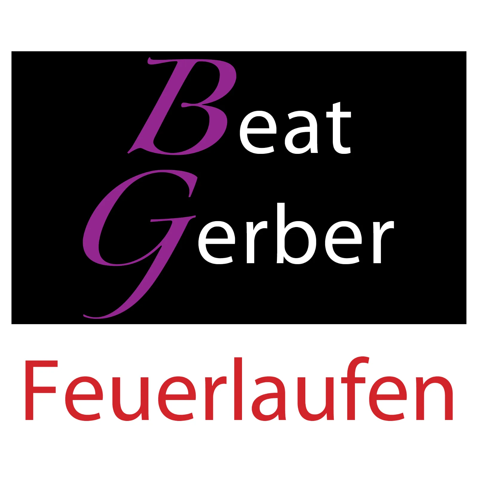 Logo Beat Gerber - Feuerlaufen